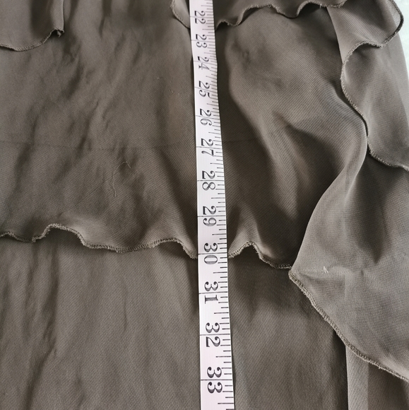 Marineblu Brown Strapless High Low Dress Size L - Picture 10 of 11